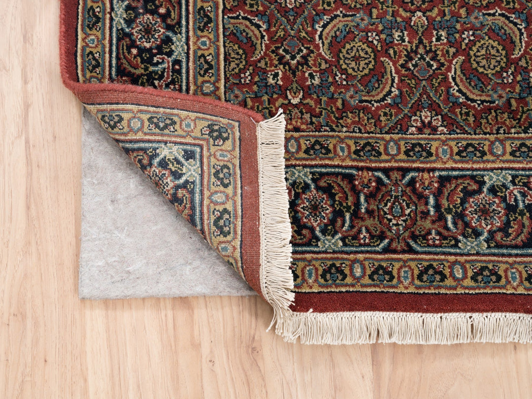 4'0" x 6'3" New Hand Knotted Red Wool Rectangle Oriental Rug - MOA10262997