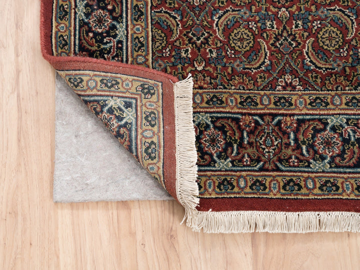 4'0" x 6'3" New Hand Knotted Red Wool Rectangle Oriental Rug - MOA10262997