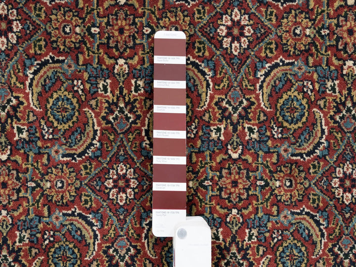 4'0" x 6'3" New Hand Knotted Red Wool Rectangle Oriental Rug - MOA10262997