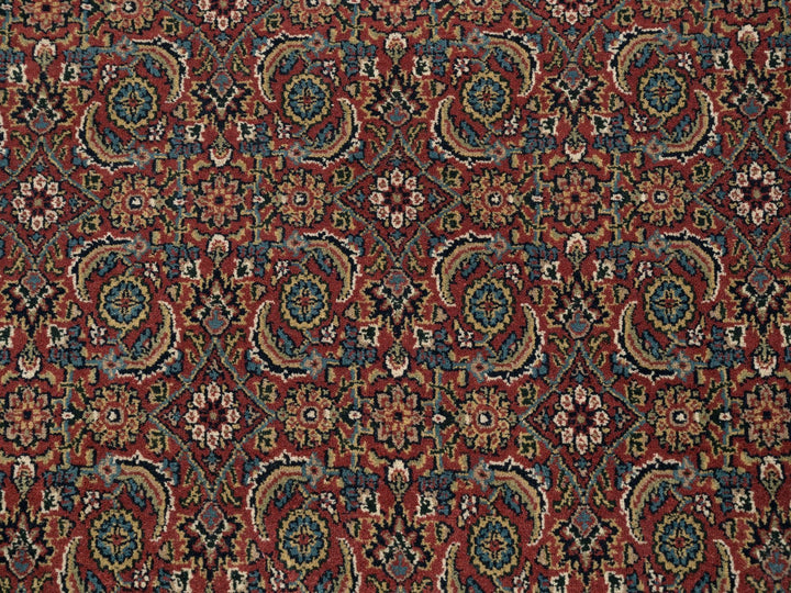 4'0" x 6'3" New Hand Knotted Red Wool Rectangle Oriental Rug - MOA10262997