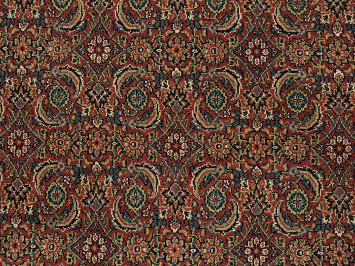 4'1" x 6'1" New Hand Knotted Red Wool Rectangle Oriental Rug - MOA10262998