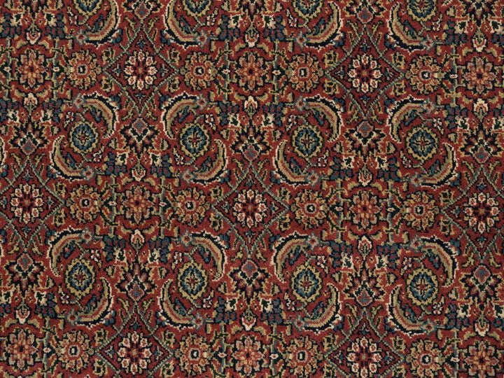 4'1" x 6'2" New Hand Knotted Red Wool Rectangle Oriental Rug - MOA10262999