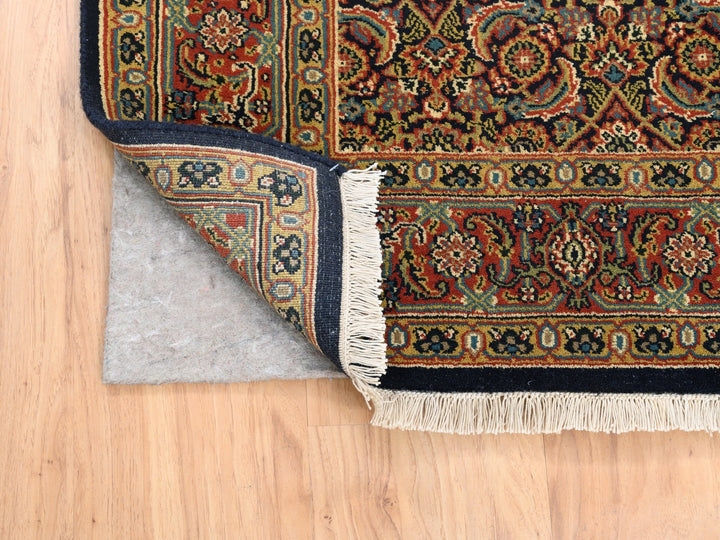 4'0" x 6'2" New Hand Knotted Black Wool Rectangle Oriental Rug - MOA10263000