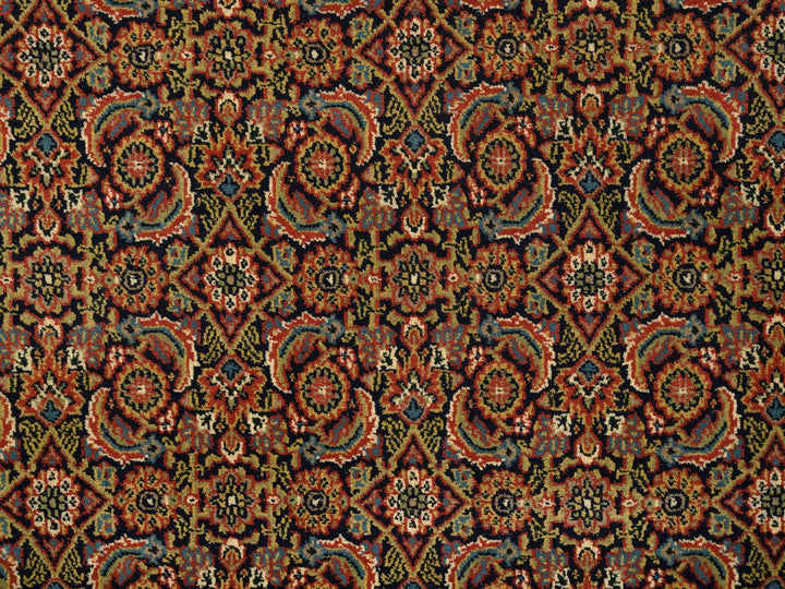4'0" x 6'2" New Hand Knotted Black Wool Rectangle Oriental Rug - MOA10263000