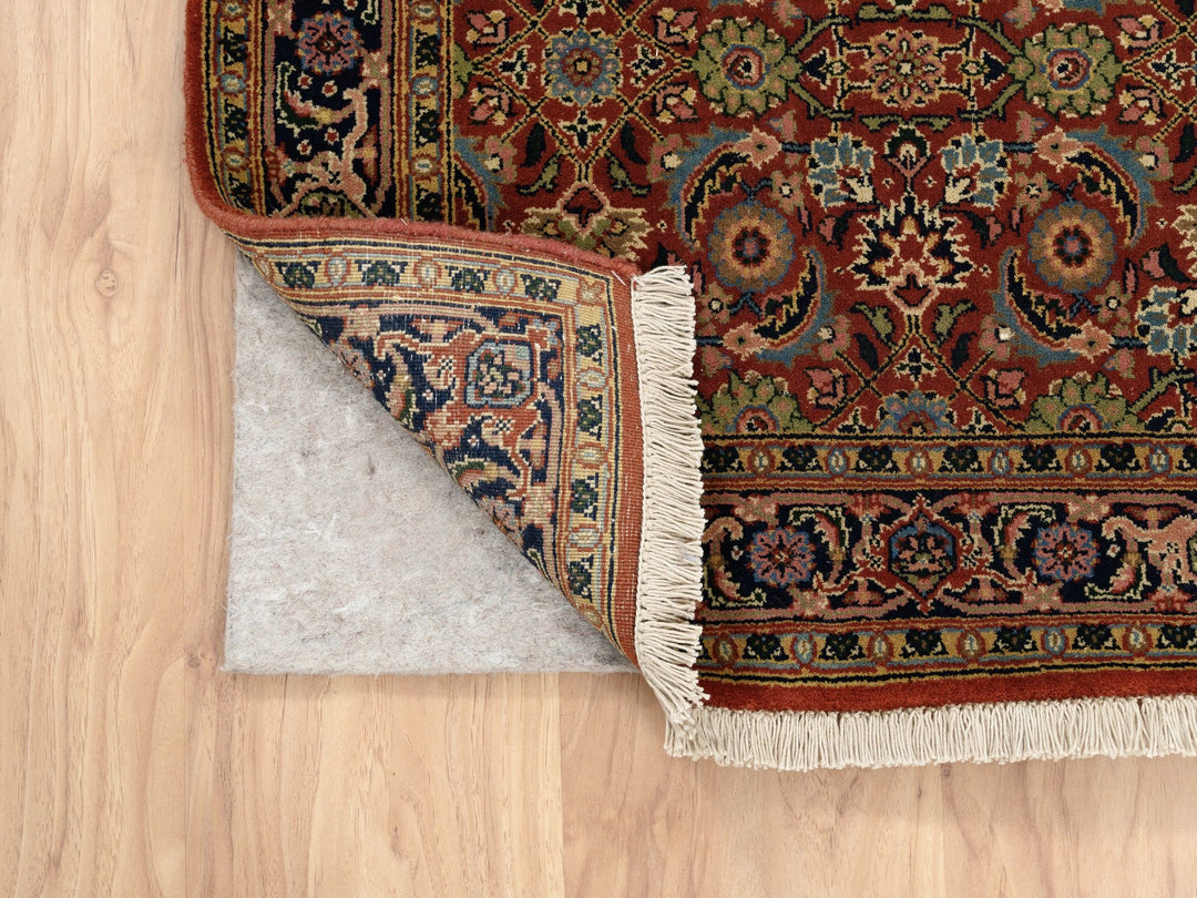 2'7" x 4'0" New Hand Knotted Red Wool Rectangle Oriental Rug - MOA10263003