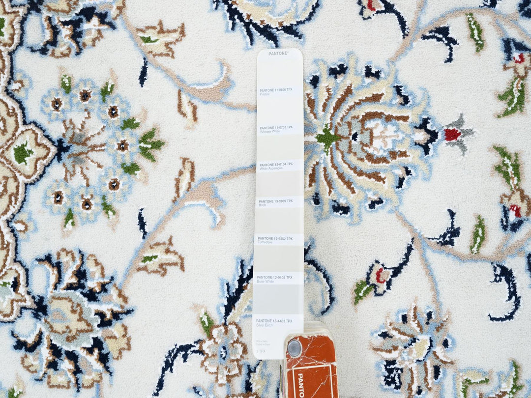8'0" x 16'2" New Hand Knotted Ivory Wool Runner Oriental Rug - MOA10263395
