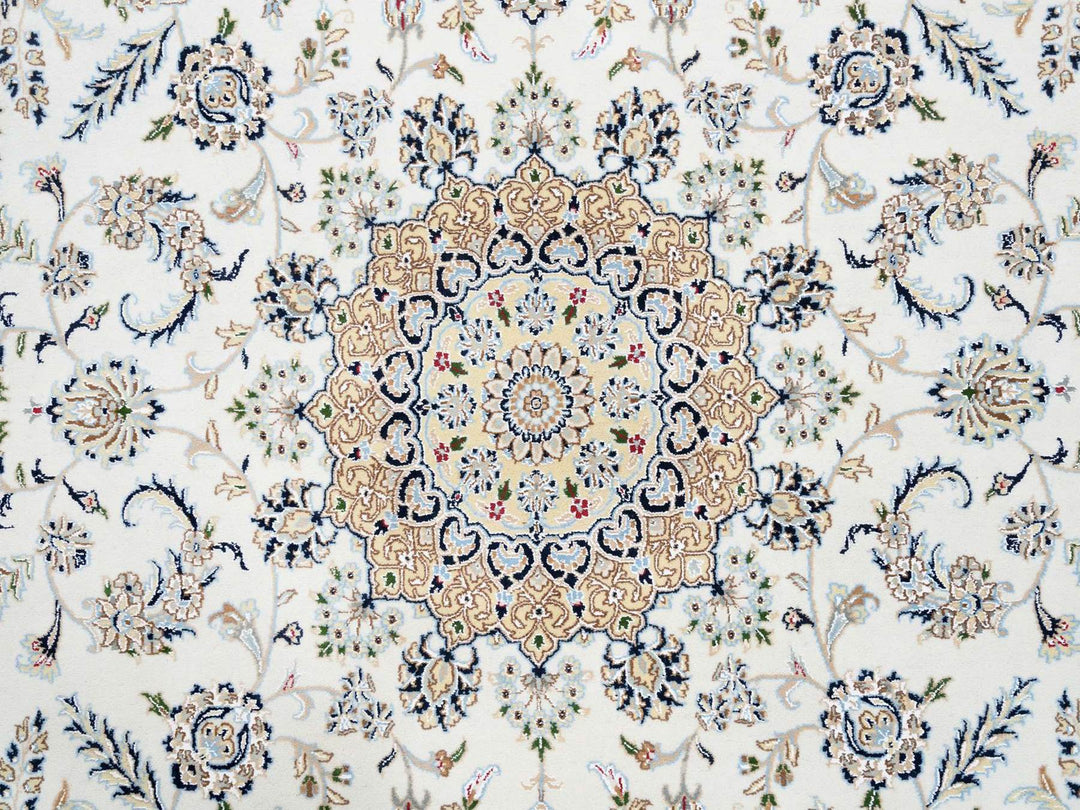 8'0" x 16'2" New Hand Knotted Ivory Wool Runner Oriental Rug - MOA10263395
