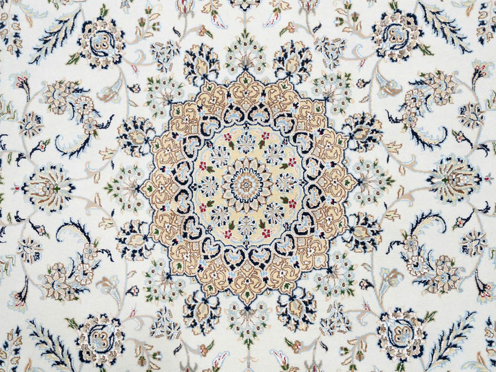 8'0" x 16'2" New Hand Knotted Ivory Wool Runner Oriental Rug - MOA10263395