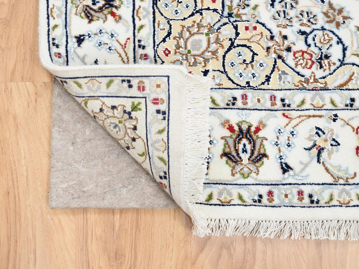 4'1" x 12'0" New Hand Knotted Ivory Wool Runner Oriental Rug - MOA10263399