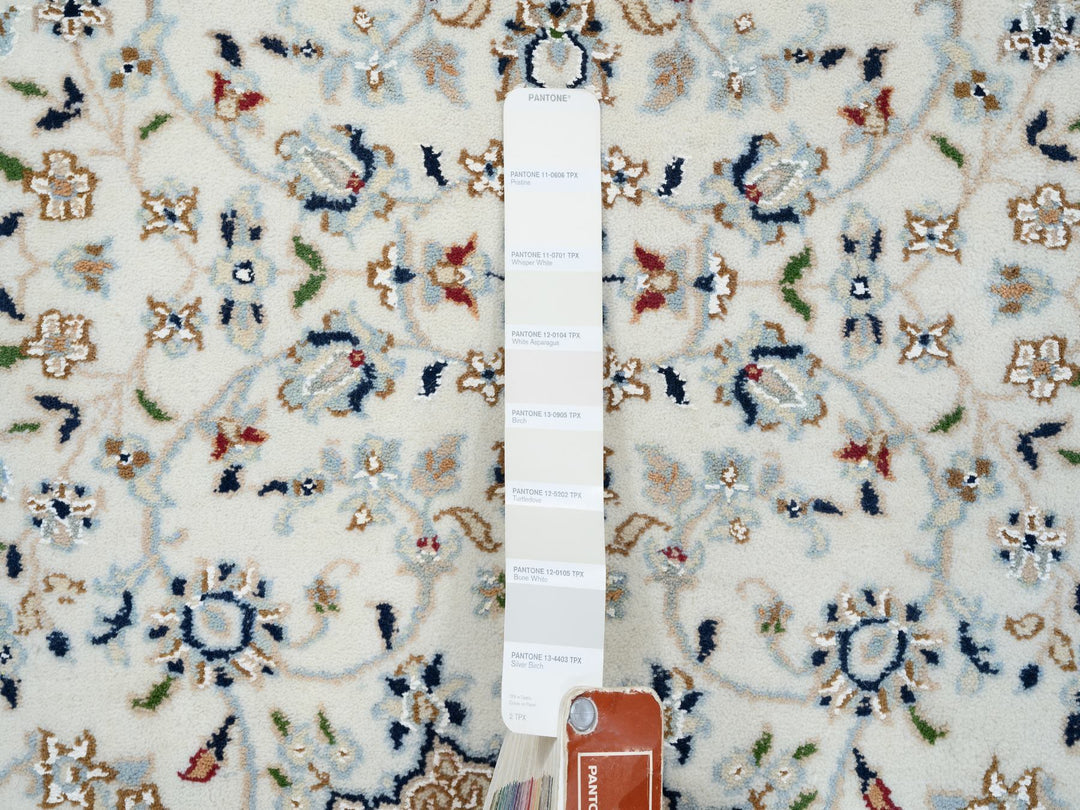 2'8" x 13'3" New Hand Knotted Ivory Wool Runner Oriental Rug - MOA10263975