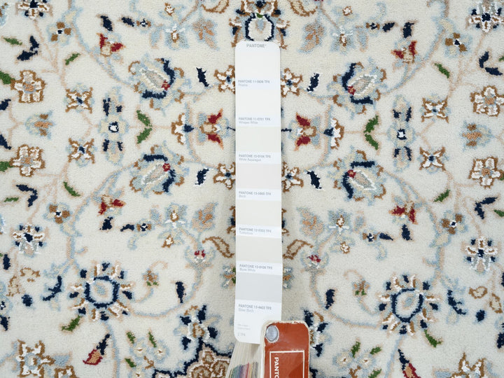 2'8" x 13'3" New Hand Knotted Ivory Wool Runner Oriental Rug - MOA10263975