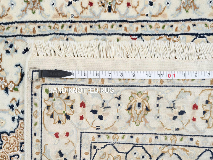 2'8" x 13'3" New Hand Knotted Ivory Wool Runner Oriental Rug - MOA10263975