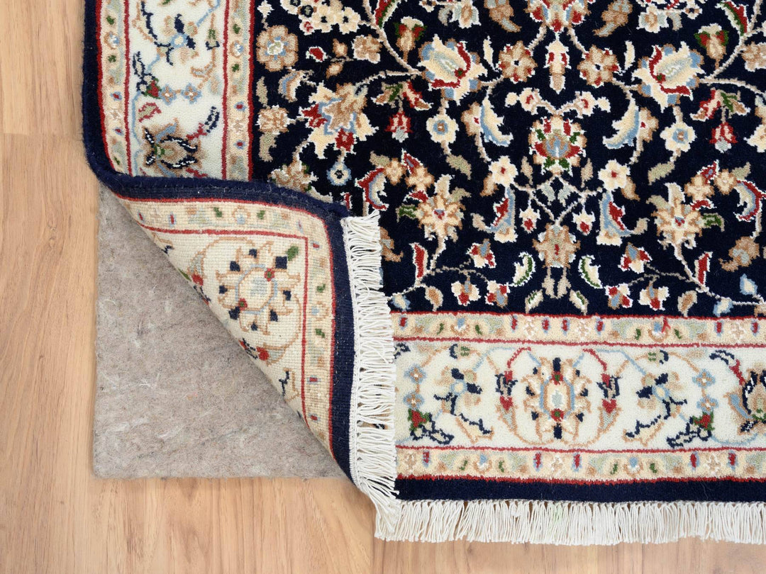 2'8" x 10'0" New Hand Knotted Blue Wool Runner Oriental Rug - MOA10263986
