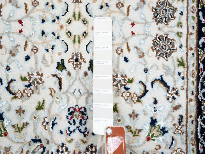 2'7" x 8'3" New Hand Knotted Ivory Wool Runner Oriental Rug - MOA10263987