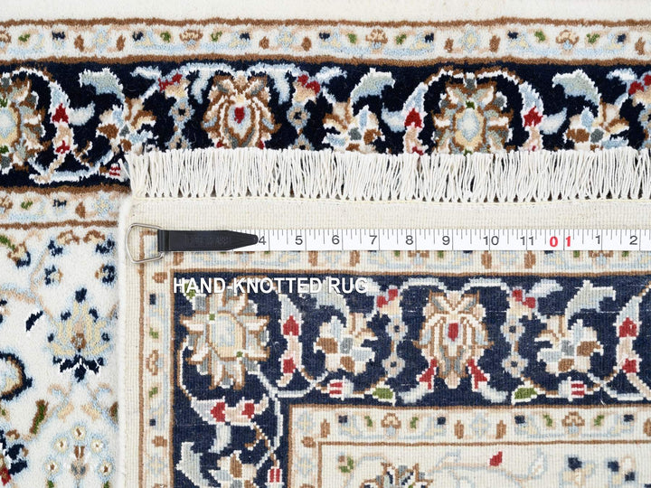 2'7" x 8'3" New Hand Knotted Ivory Wool Runner Oriental Rug - MOA10263987