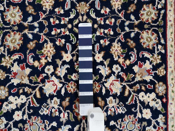 2'9" x 14'0" New Hand Knotted Blue Wool Runner Oriental Rug - MOA10263999