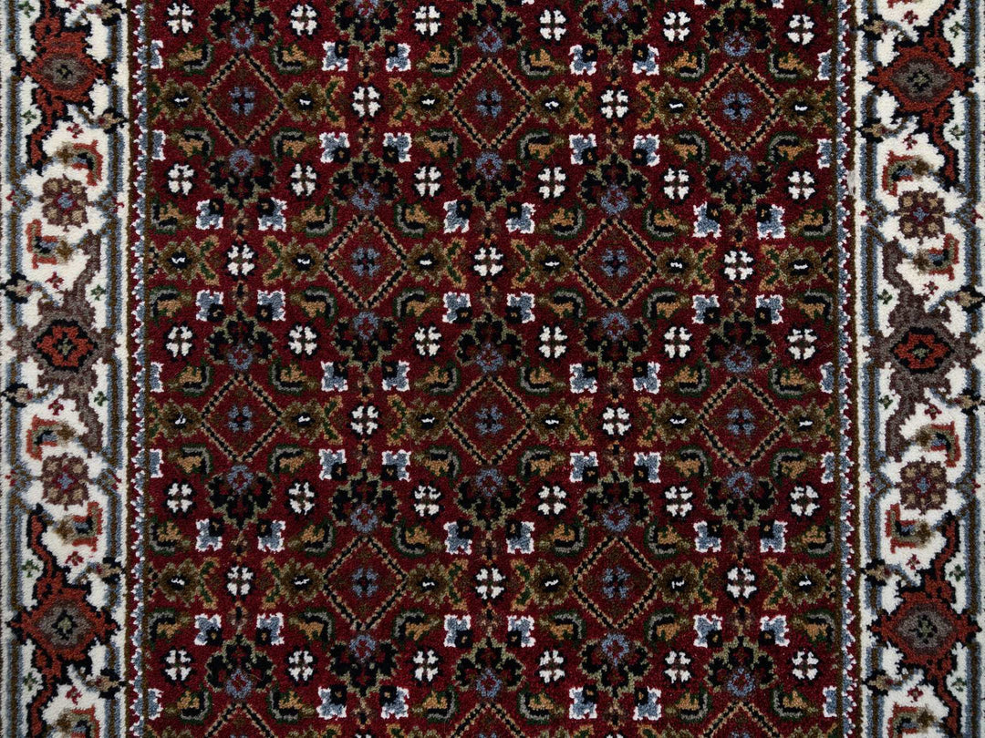 2'1" x 13'10" New Hand Knotted Red Wool Runner Oriental Rug - MOA10264110
