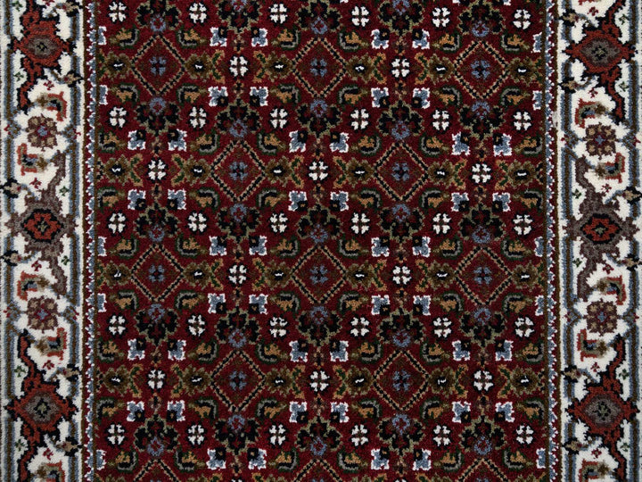 2'1" x 13'10" New Hand Knotted Red Wool Runner Oriental Rug - MOA10264110