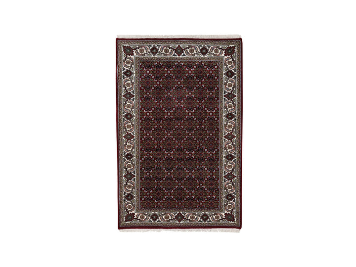 3'0" x 5'2" New Hand Knotted Red Wool Rectangle Oriental Rug - MOA10264120