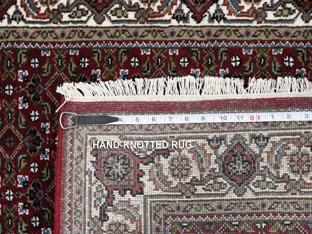 3'0" x 5'2" New Hand Knotted Red Wool Rectangle Oriental Rug - MOA10264120