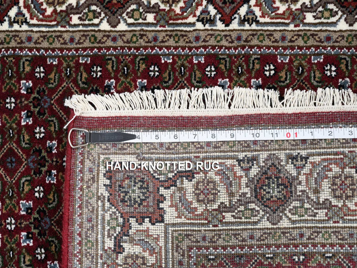 3'0" x 5'2" New Hand Knotted Red Wool Rectangle Oriental Rug - MOA10264120