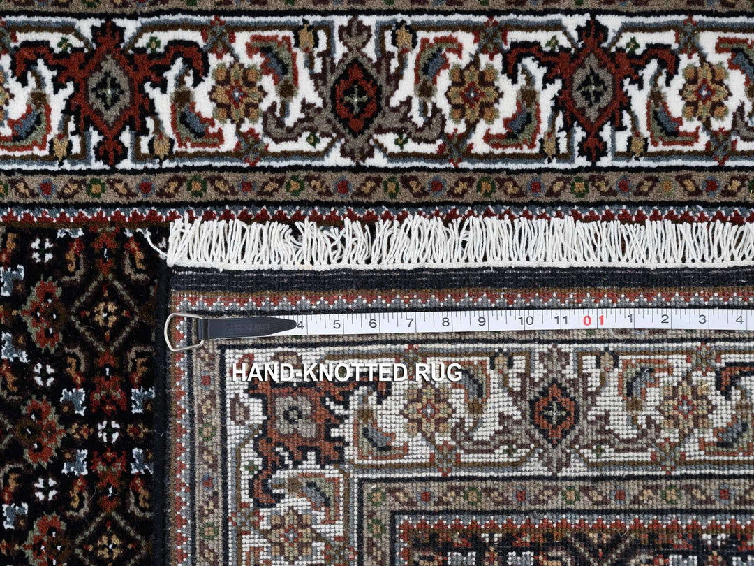 3'0" x 5'1" New Hand Knotted Black Wool Rectangle Oriental Rug - MOA10264121