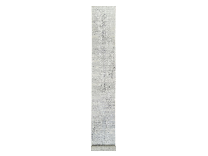 2'6" x 20'0" New Hand Knotted Ivory Wool Runner Oriental Rug - MOA10264138