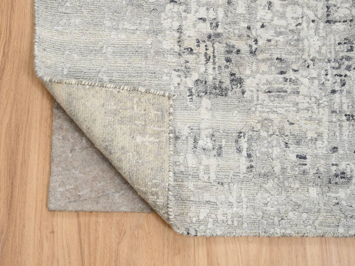2'6" x 20'0" New Hand Knotted Ivory Wool Runner Oriental Rug - MOA10264138