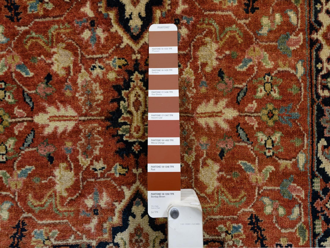 2'7" x 16'3" New Hand Knotted Red Wool Runner Oriental Rug - MOA10264198