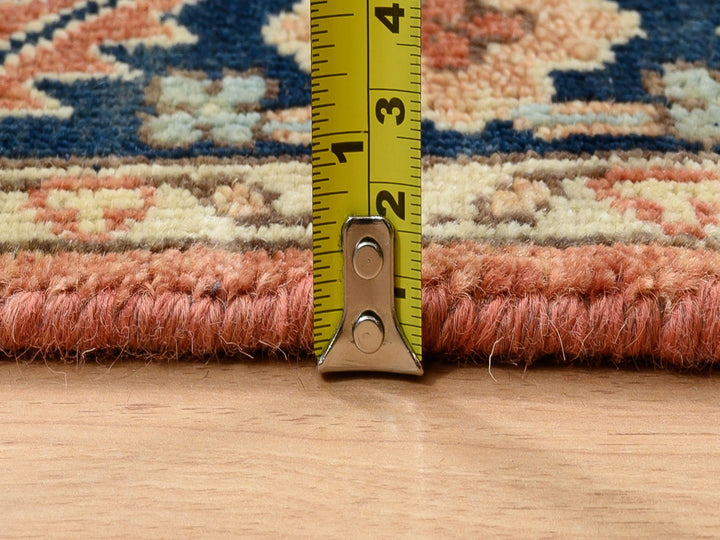 2'6" x 12'2" New Hand Knotted Red Wool Runner Oriental Rug - MOA10264205