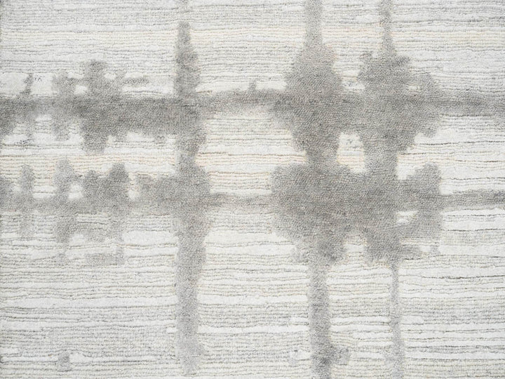 2'1" x 3'1" New Hand Knotted Ivory Wool Rectangle Oriental Rug - MOA10264238
