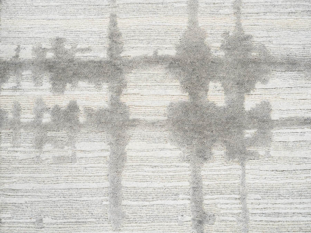 2'0" x 3'1" New Hand Knotted Ivory Wool Rectangle Oriental Rug - MOA10264239