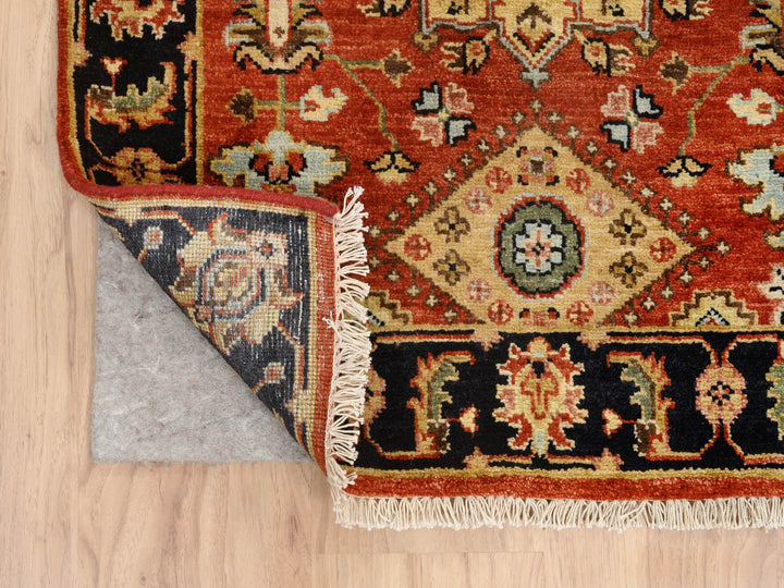 2'9" x 12'0" New Hand Knotted Red Wool Runner Oriental Rug - MOA10264632