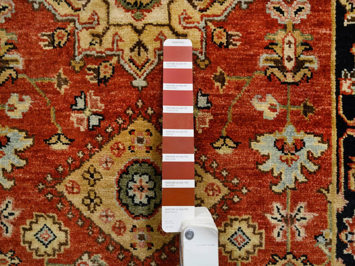 2'9" x 12'0" New Hand Knotted Red Wool Runner Oriental Rug - MOA10264632