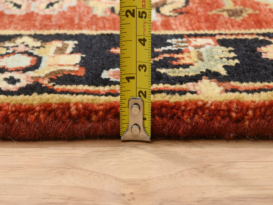 2'9" x 12'0" New Hand Knotted Red Wool Runner Oriental Rug - MOA10264632