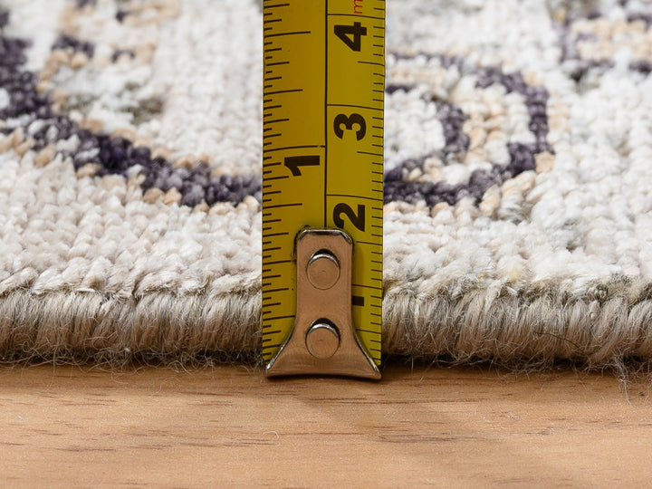 4'1" x 6'0" New Hand Knotted Brown Wool & Silk Rectangle Oriental Rug - MOA10264679