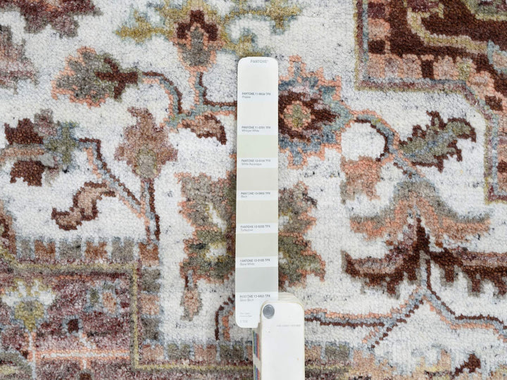8'0" x 10'0" New Hand Knotted Red Wool Rectangle Oriental Rug - MOA10264820
