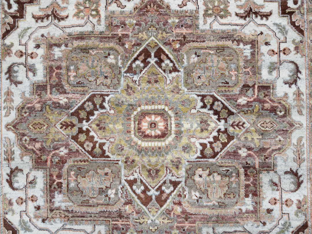 8'0" x 10'0" New Hand Knotted Red Wool Rectangle Oriental Rug - MOA10264820