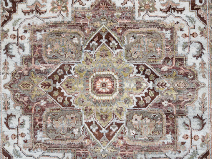 8'0" x 10'0" New Hand Knotted Red Wool Rectangle Oriental Rug - MOA10264820