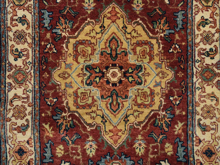 2'5" x 20'1" New Hand Knotted Red Wool Runner Oriental Rug - MOA10264960