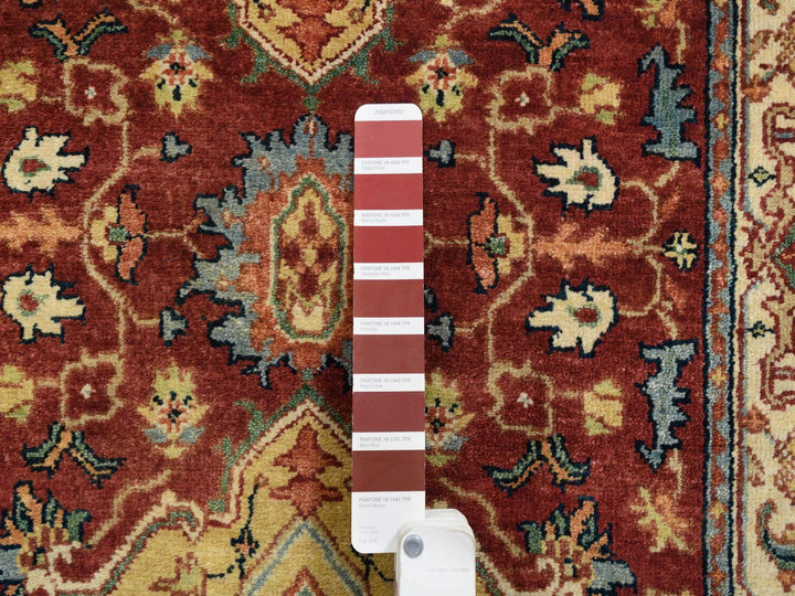 2'6" x 18'2" New Hand Knotted Red Wool Runner Oriental Rug - MOA10264970