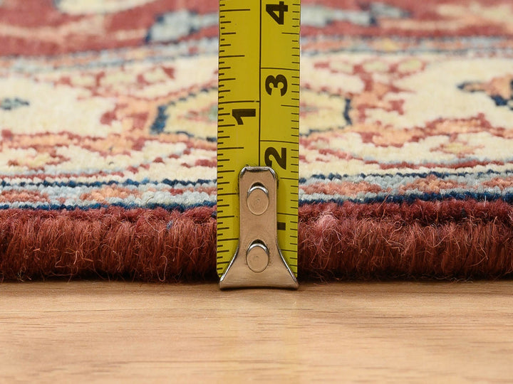 2'6" x 18'2" New Hand Knotted Red Wool Runner Oriental Rug - MOA10264970