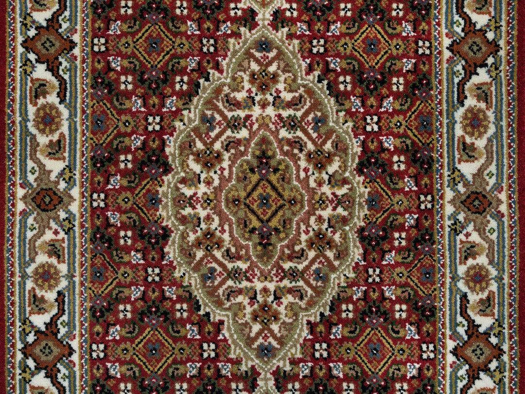 2'0" x 4'2" New Hand Knotted Red Wool Rectangle Oriental Rug - MOA10265083