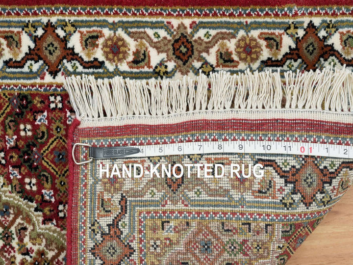 2'0" x 4'2" New Hand Knotted Red Wool Rectangle Oriental Rug - MOA10265083
