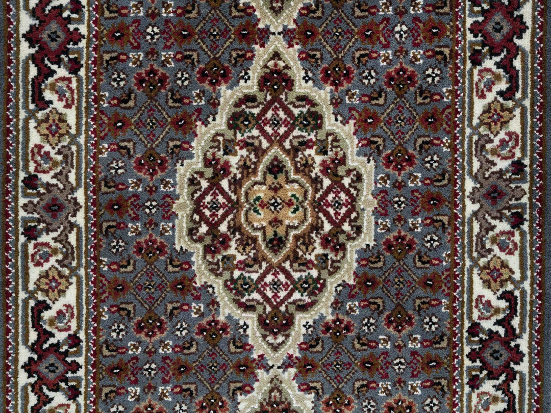 2'0" x 8'5" New Hand Knotted Grey Wool Runner Oriental Rug - MOA10265105