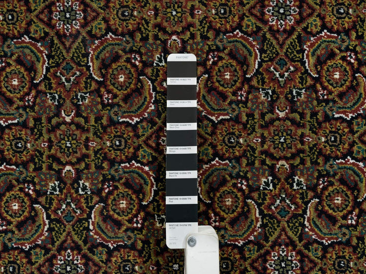 4'0" x 6'2" New Hand Knotted Black Wool Rectangle Oriental Rug - MOA10265122