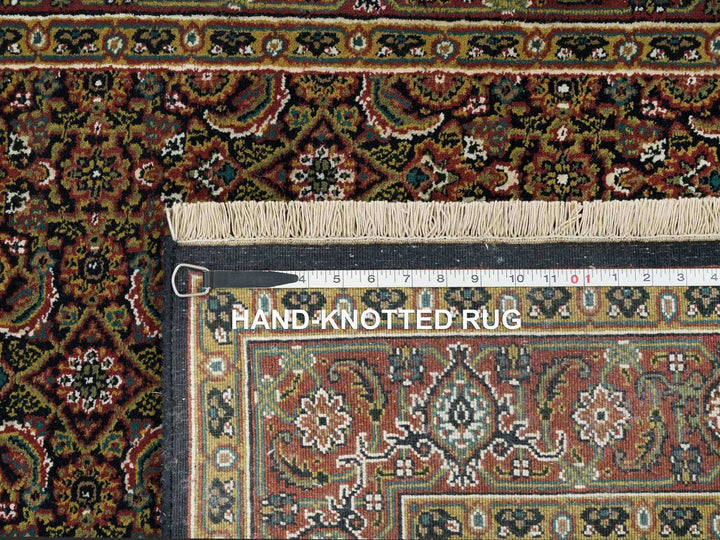 4'0" x 6'2" New Hand Knotted Black Wool Rectangle Oriental Rug - MOA10265122