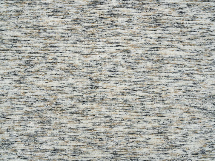 8'2" x 10'0" New Hand Loomed Beige Wool Rectangle Oriental Rug - MOA10265234