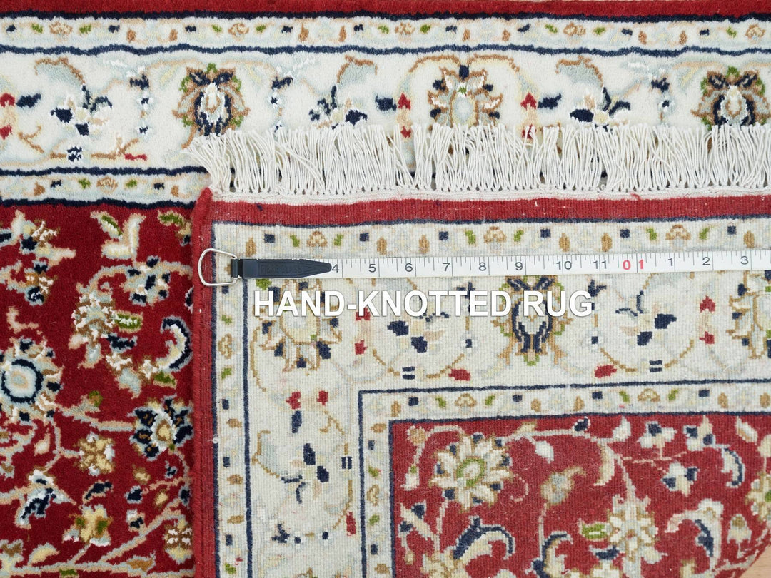 2'7" x 10'5" New Hand Knotted Red Wool Runner Oriental Rug - MOA10265369