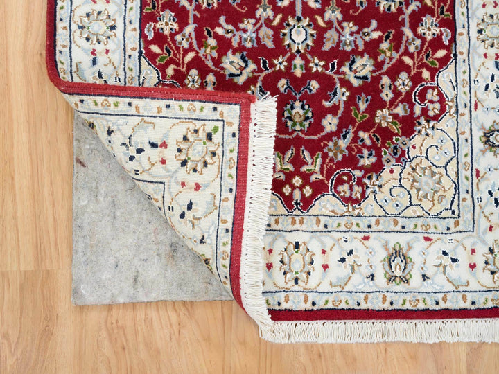 2'7" x 8'0" New Hand Knotted Red Wool Runner Oriental Rug - MOA10265371